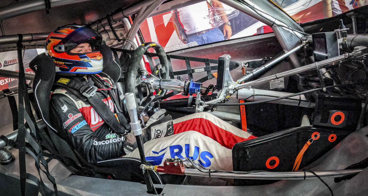 Manu Borgert compite por la tercera fecha del TC Pista Mouras en La Plata