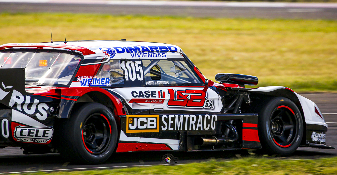 Manu Borgert tomó parte de los ensayos no oficiales de la segunda fecha en La Pampa